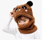 Magic Kids Boy's & Girl's Winter Fuzzy Plush Balaclava Hat