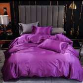 purple 6*6 silk duvet covers