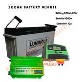 200ah luminous battery midkit