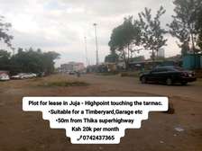 Space for lease Juja Thika road Touching The tarmac