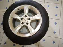 16 Inch Mercedes Benz Rims with new tyres (Full set)