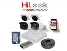 Hilook by Hikvision Four 4 CCTV Cameras Complete System Kit