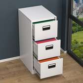 Office Cabinet: 3 Drawer Secure Filing Cabinet