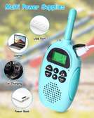 2 Pack Rechargeable Kids Walkie Talkies 22 Channel
