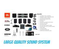 Large PA system Package for hire