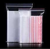 Transparent Reusable Ziplock Bags 100 pcs