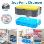 Soap Pump Dispenser With Sponge Holder