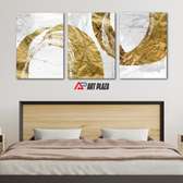 A2 gold theme wall art