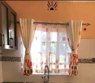 Kitchen polyester curtain