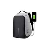 Fashion Grey AntiTheft Backpack Bag X USB Charging Port