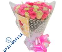 Pink lady water bouquet