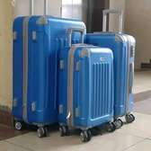 Spacious three in one lavish fibre suitcase