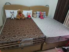 Two 4"x6" bed with pocket spring mattresses