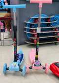 Adjustable Kids Scooter 3-Wheel Blue & Pink