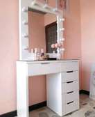White dressing mirror with lights