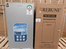 Rebune RE-BC-90S Compact Silver Refrigerator