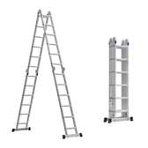Aluminium multi folding ladder 4×5