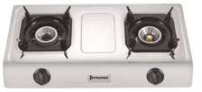 Premier 2-Burner Gas Stove White High-Efficiency