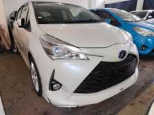 Toyota Vitz hybrid white 2018 1500cc