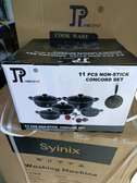 11 pieces heavy duty Jp non stick cookware set