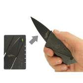 Foldable Card Pocket Knife Camping Wallet Business Pen
