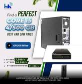 HP core I5 desktop 4gb ram 500gb hdd