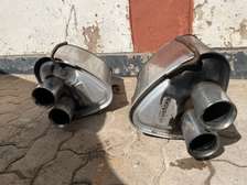 Subaru WRX Quad Tip Exhaust Mufflers (Left & Right Pair)
