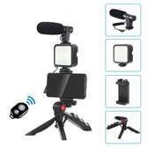 4 in 1 Tripod Stand with Light and Microphone