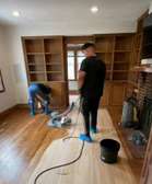 Wooden floor sanding and polishing