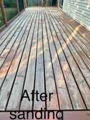 Decking sanding services&wooden porches& lawns