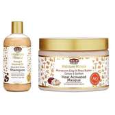 AFRICAN PRIDE Shampoo With Honey + Heat Activated Masque