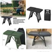 Foldable camping steel chair
