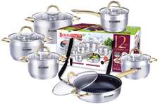 12pcs Bominox Stainless Steel Cookware Set Induction