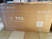 TCL 85 INCHES SMART GOOGLE UHD/4K FRAMELESS TV