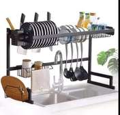 Over the sink dish rack/drainer
