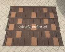 Shingle Stone-Coated Metal -Composite Brown Modern Tiles