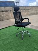 Ergonomic Office Chair Mesh Back Adjustable Headrest