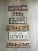 Hanging Board Wooden House Rules