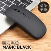 Black 2021New Rechargeable Optical Wireless Mouse