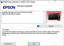 Epson Service Required Solution
