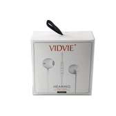 Vidvie HS604 Earphones With Remote and Mic - BLACK