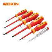 wokin 6pcs vde power insulated 1000v screwdriver set