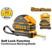 Ingco Double Button Measuring Tape 5M X 19mm