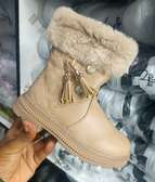 Multicolor warm winter boots for kids