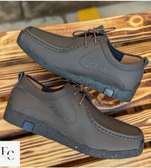Clarks wallabees leather