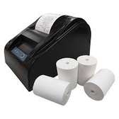 Paper rolls for point of sale thermal receipt printers.