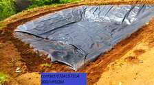 Heavy-Duty Waterproof Pond Liner Black Large Size