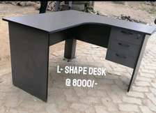 L shaped office desk
