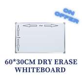 Wall mount/ Hand held dry erase whiteboards 60cm*30cm