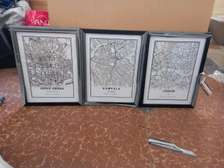 Picture frames.
